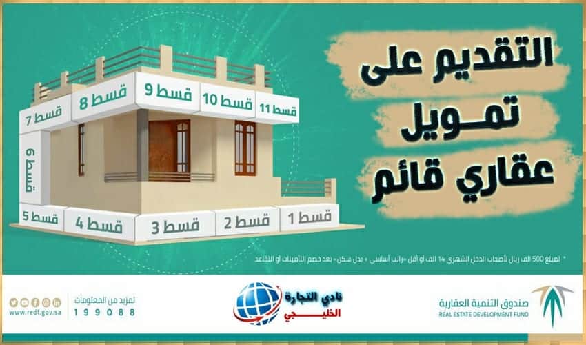 التقديم على تمويل عقاري قائم لمستفيدي الوزارة