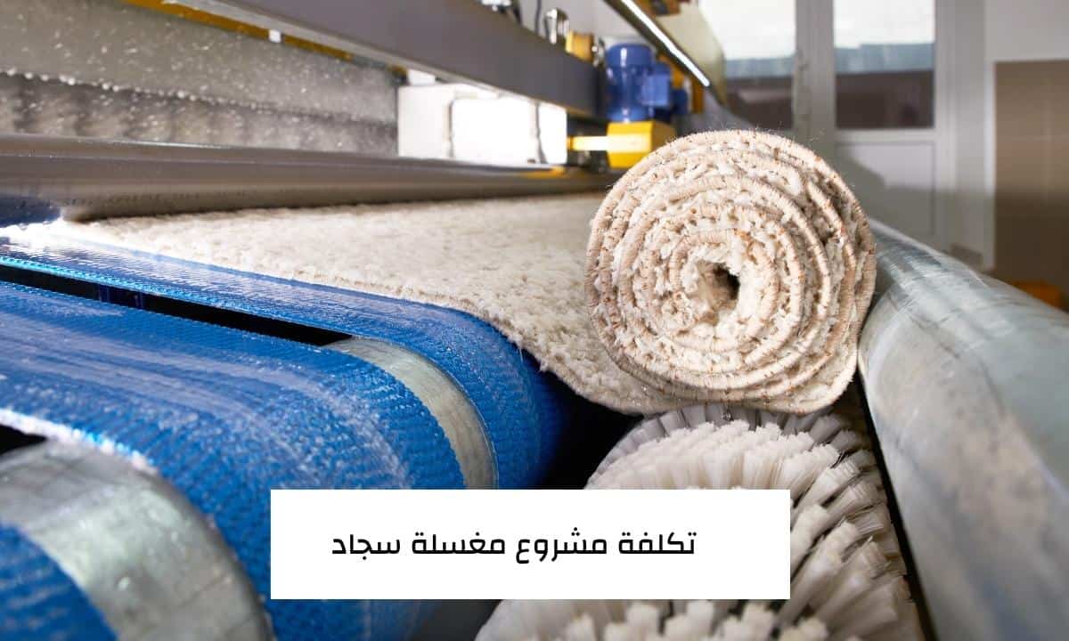 تكلفة مشروع مغسلة سجاد