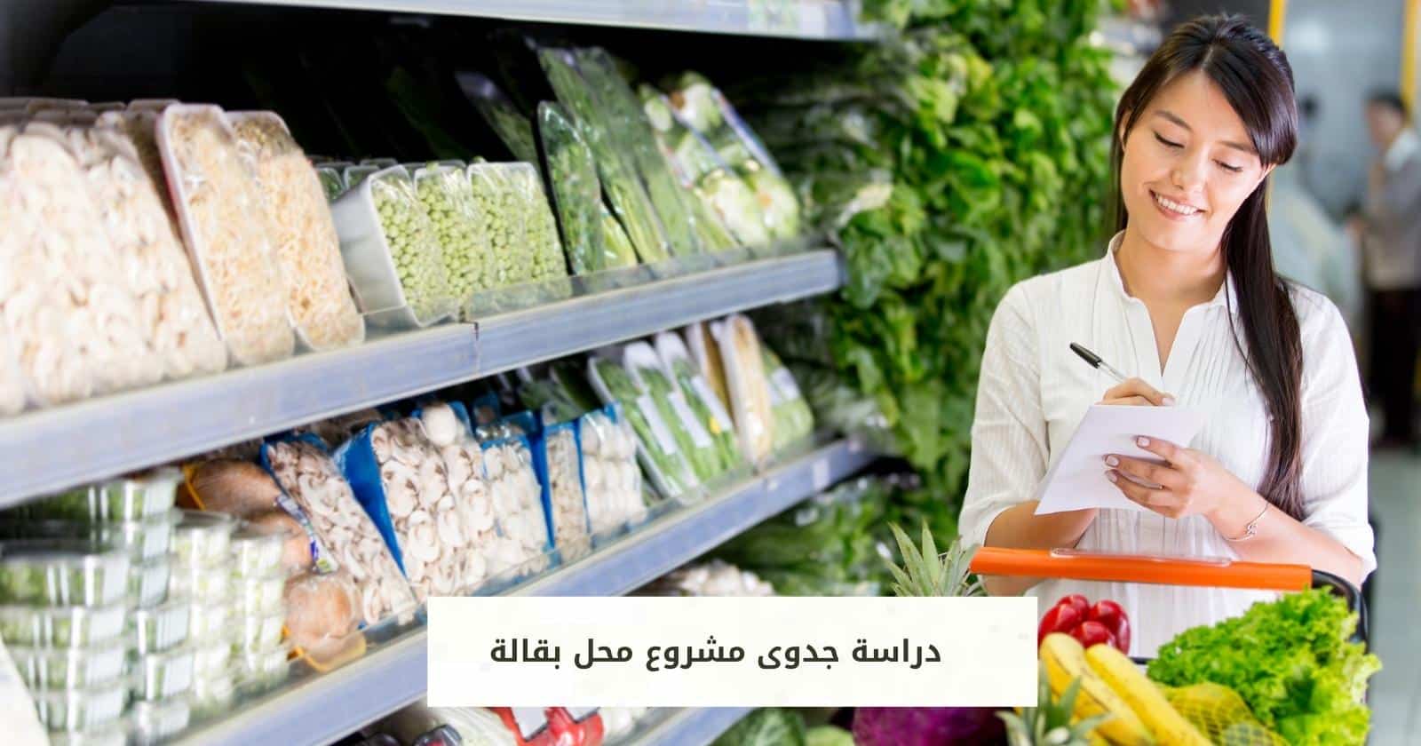 دراسة جدوى مشروع محل بقالة 