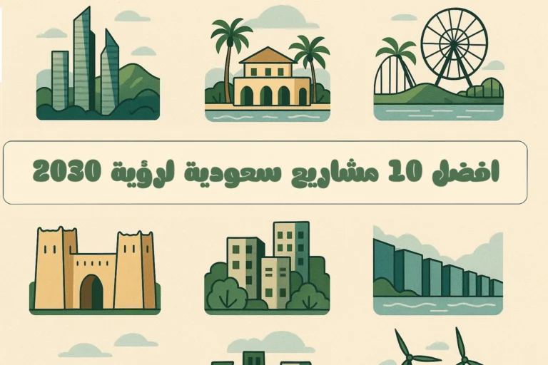 افضل 10 مشاريع سعودية لرؤية 2030