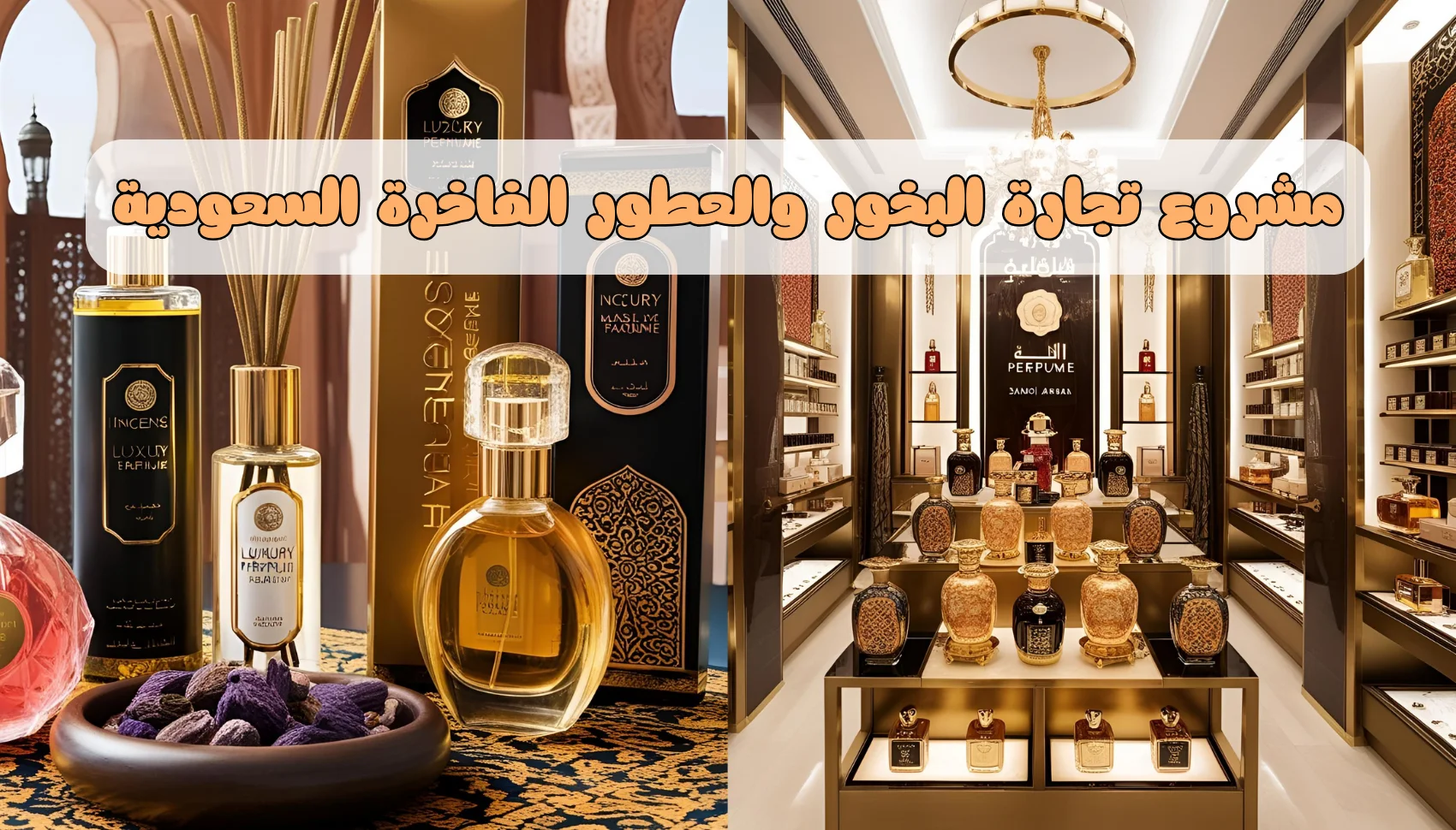 مشروع تجارة البخور والعطور الفاخرة