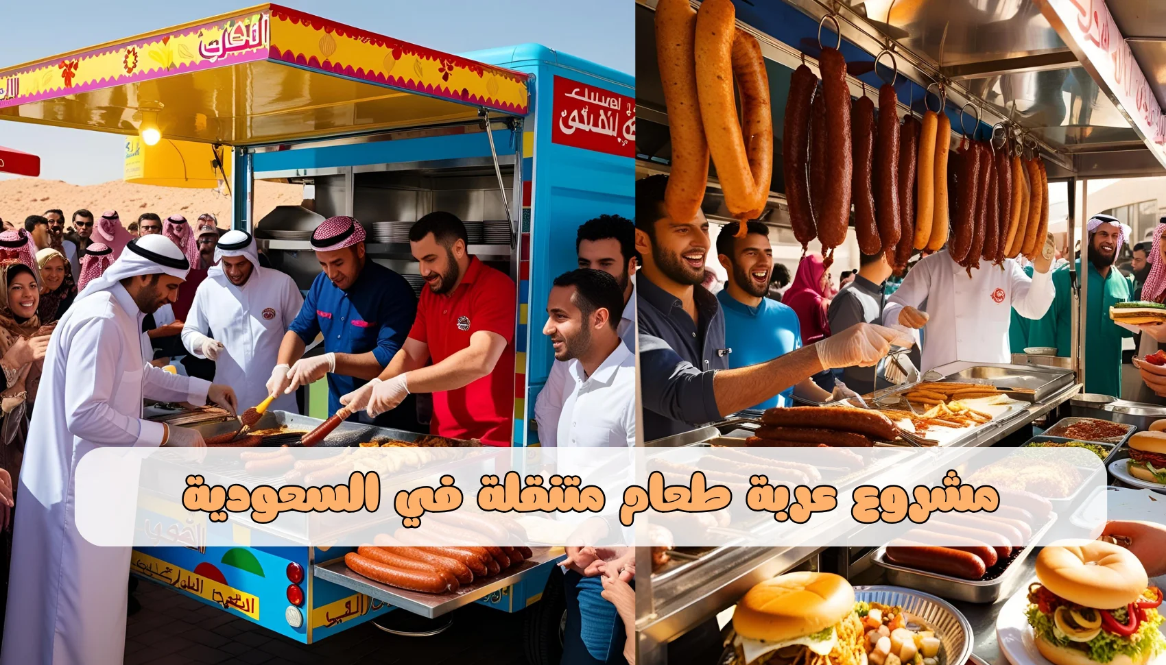 مشروع عربة طعام متنقلة في السعودية - مشروع تراك فود بالسعودية